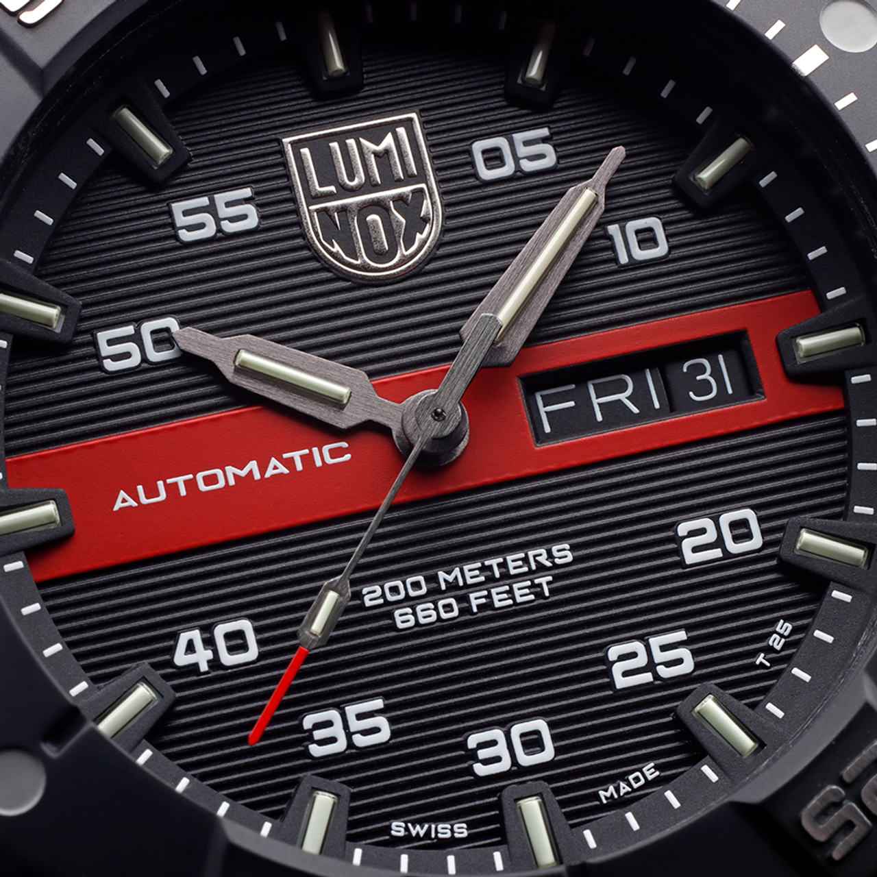 Luminox XS.3876.RB Limited Edition Carbon SEAL Automatic Red Line 45mm