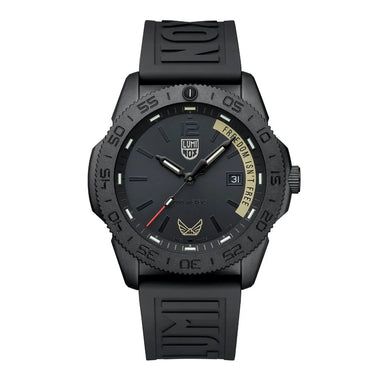 VOLITION AMERICA 'Freedom Isn't Free' Dive Watch, 44 mm SKU: XS.3121.BO.VOL.FR