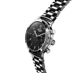 Shinola The Canfield Sport Chrono Black Ceramic Watch, Matte Black Dial, 40mm - S0120224030
