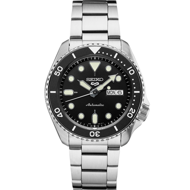 Seiko Men's Automatic 5 Sports Stainless Steel Bracelet Watch 43mm SRPD55