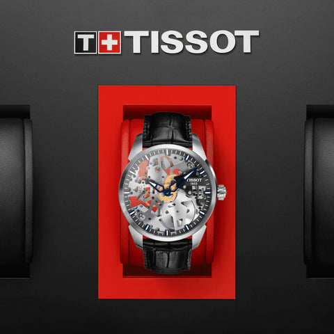 TISSOT T-COMPLICATION SQUELETTE MECHANICAL T0704051641100