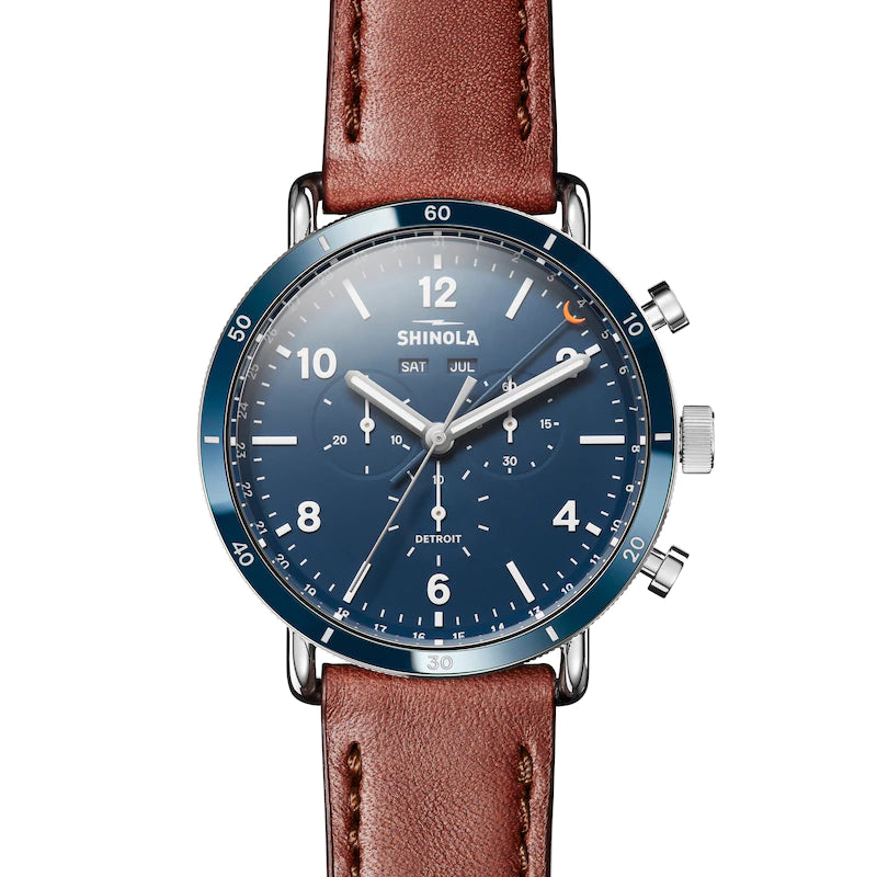 Shinola Canfield Sport 45mm Chronograph Watch S0120195579