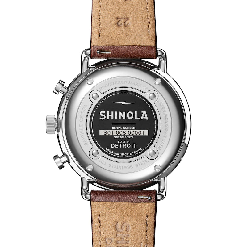 Shinola Canfield Sport 45mm Chronograph Watch S0120195579