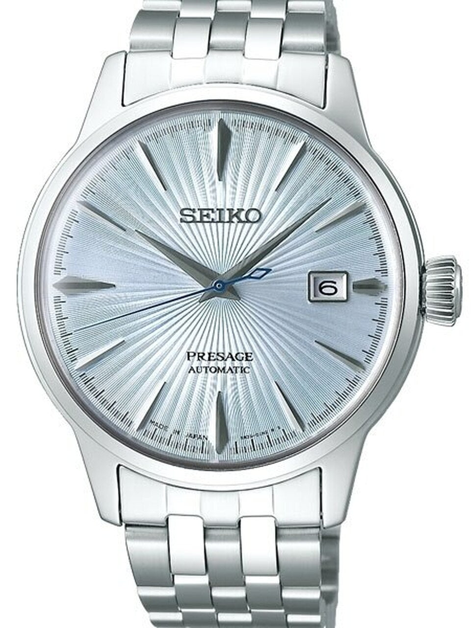 Seiko SRPE19  Men's Automatic Presage Stainless Steel Bracelet Watch 40mm