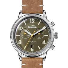 SHINOLA Traveler Chronograph 42mm Watch S0120250985