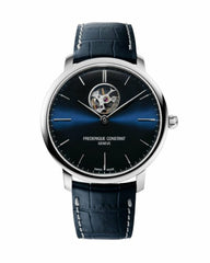 Frederique Constant Slimline Heart Beat Automatic Brown Leather Strap Watch | 40mm FC-312N4S6