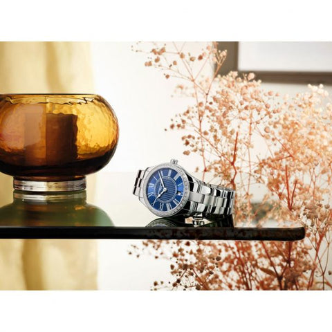 FREDERIQUE CONSTANT Ladies' Frederique Constant Classic Quartz Diamond Bezel Stainless Steel Bracelet Watch FC-220MN3BD6B