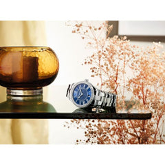 FREDERIQUE CONSTANT Ladies' Frederique Constant Classic Quartz Diamond Bezel Stainless Steel Bracelet Watch FC-220MN3BD6B