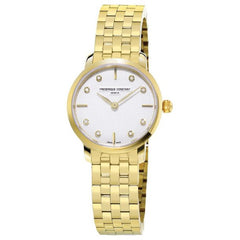 FREDERIQUE CONSTANT  Ladies' Frederique Constant Slimline Diamond Gold-Tone Watch FC-200STDS5B