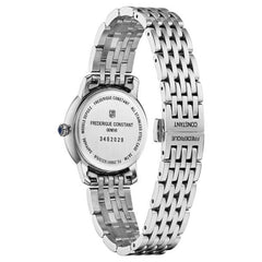 Ladies' Frederique Constant Slimline Stainless Steel Diamond Watch FC-220MPWD1S26B