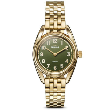 Shinola S0120226478 Derby Bracelet Watch, 30.5mm in Dark Olive