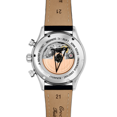 Men's Frederique Constant Limited Edition Runabout RHS Chronograph Automatic Blue Leather Strap Watch FC-392RMG5B6