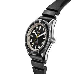 Men's Shinola The Duck Black Rubber Strap Watch S0120211229