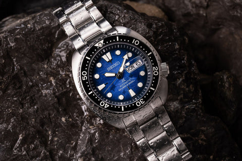 SEIKO Prospex Watch  SRPD43 45 MM  MENS AUTOMATIC DIVER BLUE DIAL