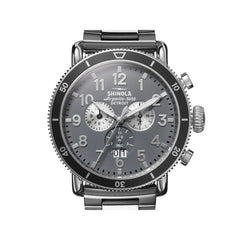 Men's Shinola The Runwell Sport Chrono Stainless Steel Bracelet Watch | 48mm  S0120121780