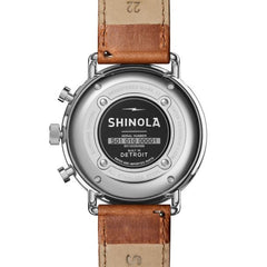 Shinola The Canfield Sport Brown Leather Strap Watch | 45mm | S0120250986