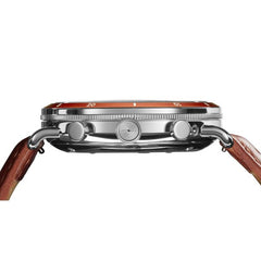 Shinola The Canfield Sport Brown Leather Strap Watch | 45mm | S0120250986