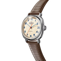 Shinola The Mechanic Brown Leather Strap Watch | 39mm | S0120250586