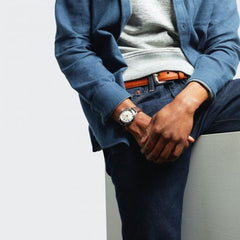 Shinola The Mechanic Brown Leather Strap Watch | 39mm | S0120250586