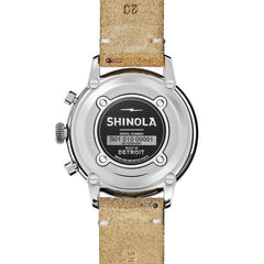 Shinola The Traveler Chono Brown Leather Strap Watch | 42mm | S0120250984
