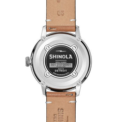 Shinola The Traveler Subsecond Blue Dial and Brown Leather Strap Watch | 42mm | S0120247328