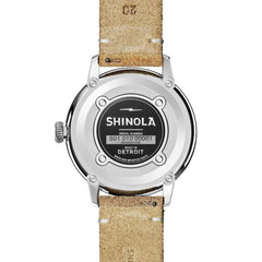 Shinola The Traveler Subsecond Green Dial and Brown Leather Strap Watch | 42mm | S0120247329
