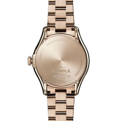 Shinola The Vinton 38mm Midnight Blue Dial Rose Gold-Tone Watch S0120194485